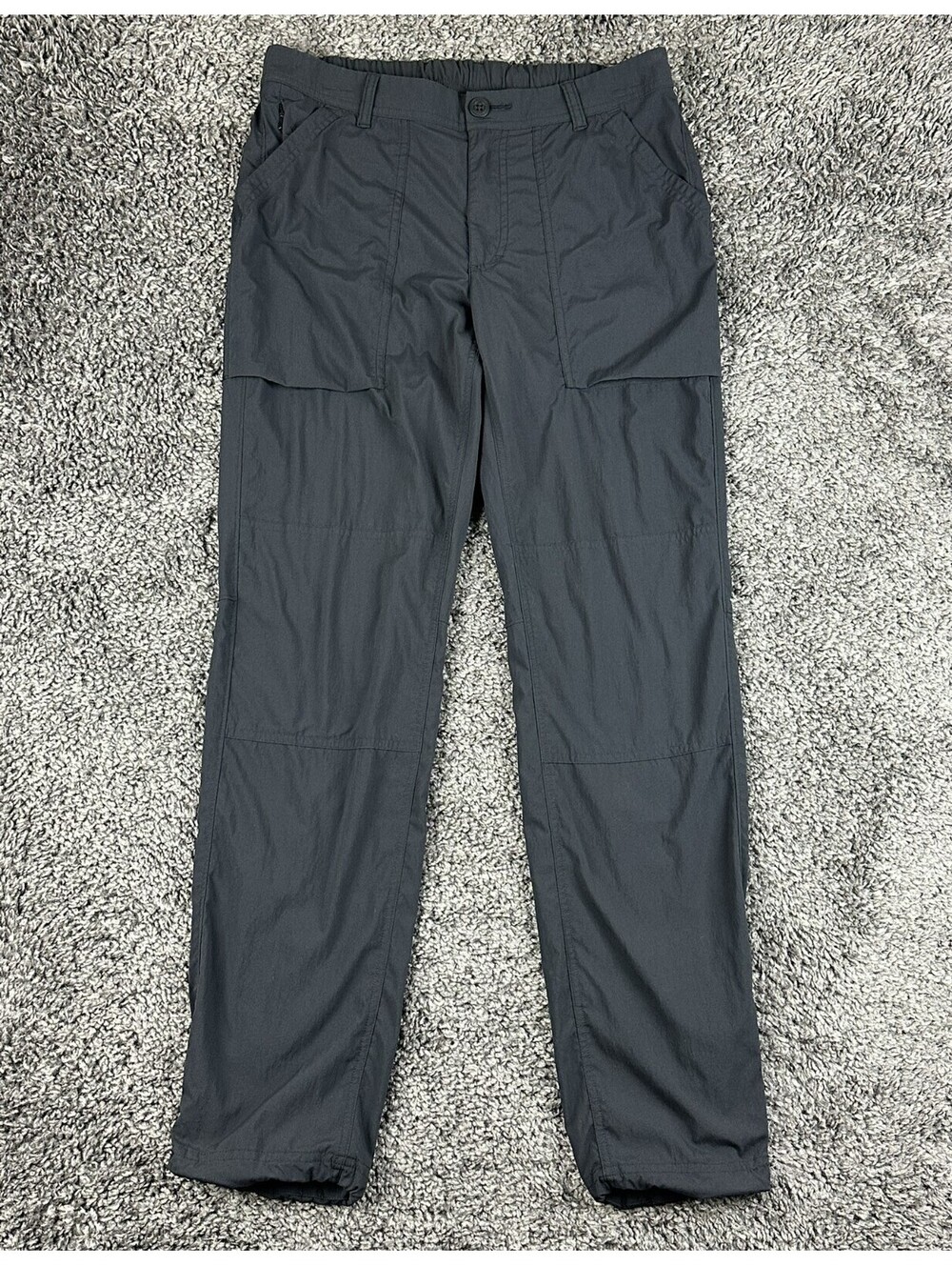 REI Co-op Womens 4 Dark Grey Savanna Trails Hiking Pants Nylon